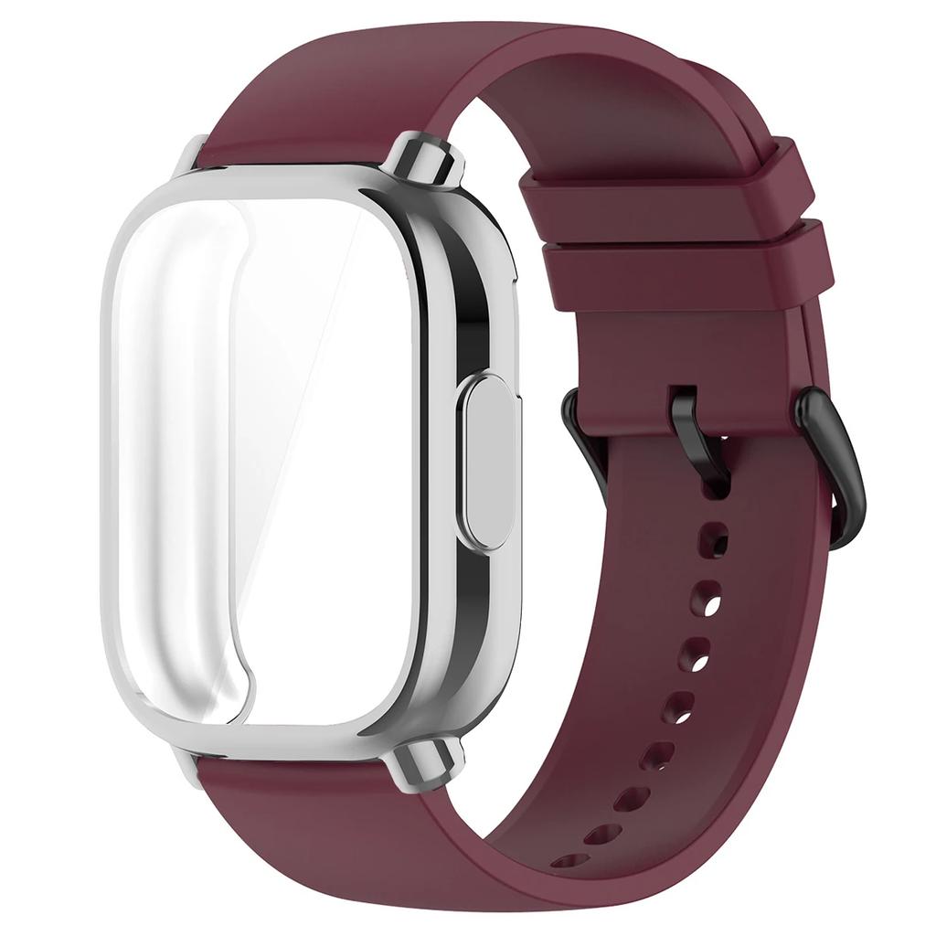 22mm Silicone Strap With Case For Xiaomi Redmi Watch 5 Active Lite Smart Watch Wrist Band And Case For Redmi Watch 5 Lite Active