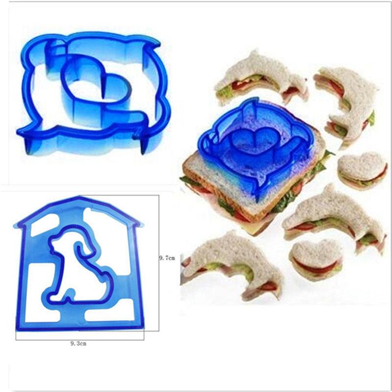 Sandwich Cutter Butterfly Dog Flower Shape Cake Bread Toast Mold Mould Maker