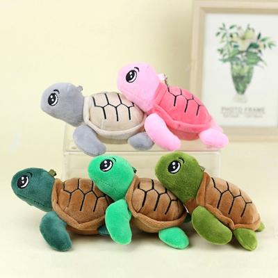 Tortue en peluche jouet tortue pendentif poupée en peluche porte-clés sac de voiture porte-clés décor