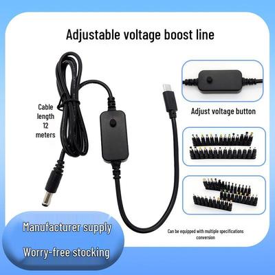 Cavo USB-C a DC a Ricarica Rapida a Tensione Regolabile per Modem Ottici, Router e Laptop (5-20V, Decoy PD).
