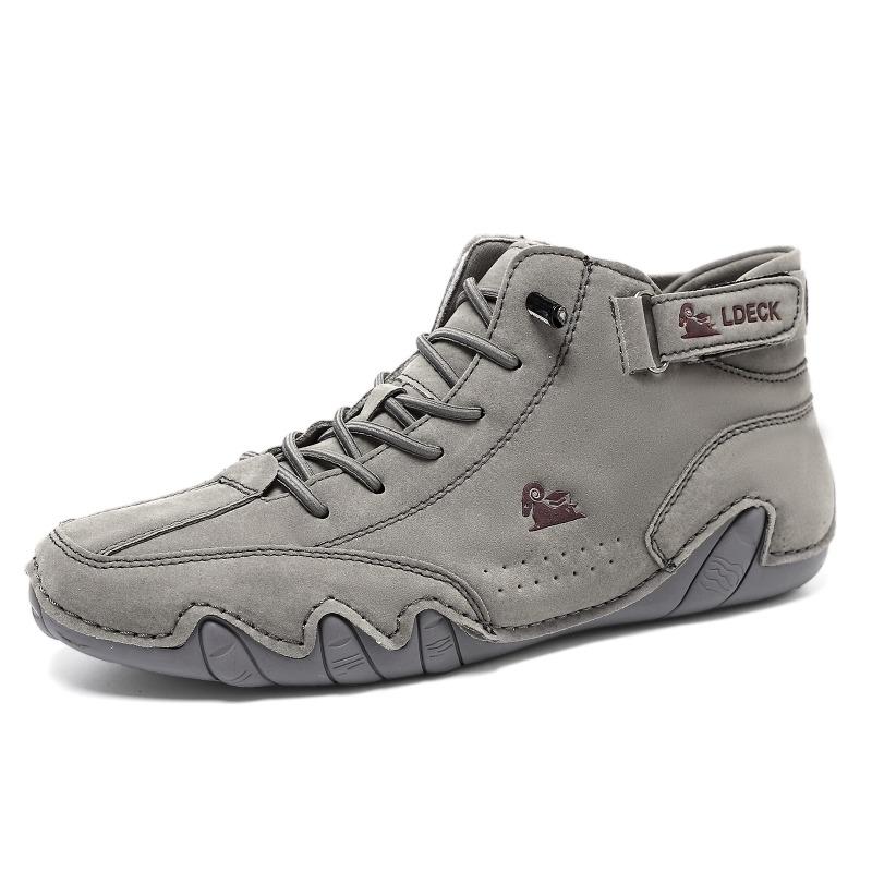 Men's shoes high-top cotton shoes men's casual shoes winter velvet thickened shoes Martin boots men's