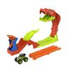 Monster Trucks Playset - JJN44 - Bone Shaker Included - 4 Tracks 15 Cm - Launcher and Repositionable Elements