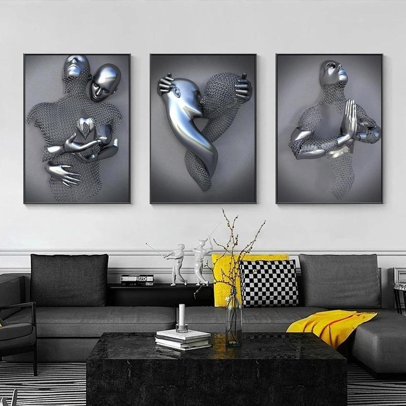 Creative Home Decor Metal Sculpture Art Abstract Character Poster Wall Living Room Mural Modern Painting At Affordable S Free Shipping Real Reviews With Photos Joom - Abstract Art Sculpture Home Decor Creative Home Decor Metal Sculpture Art Abstract Character Poster Wall Living Room Mural Modern Painting At Affordable S Free Shipping Real Reviews With Photos Joom - Abstract Art Sculpture Home Decor