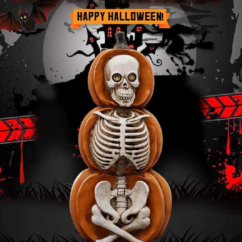 Ornament Halloween Pumpkin Luminous Creative Decoration Ancient Atmosphere Gift