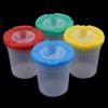 4 Pieces Assorted Colors Anti Paint Cups For Children Craft Supplies