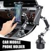 Universal Car Cup Holder Mount for Phone & Tablet, Long Flexible Gooseneck Adjustable 360° Stand, Fit for 4-12.9 Inch Phone