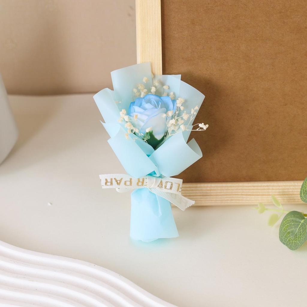 Car Bouquet Gift: Artificial Rose Soap Flowers for Girlfriend, Bestie, or Mom - Perfect for Christmas or Birthday!