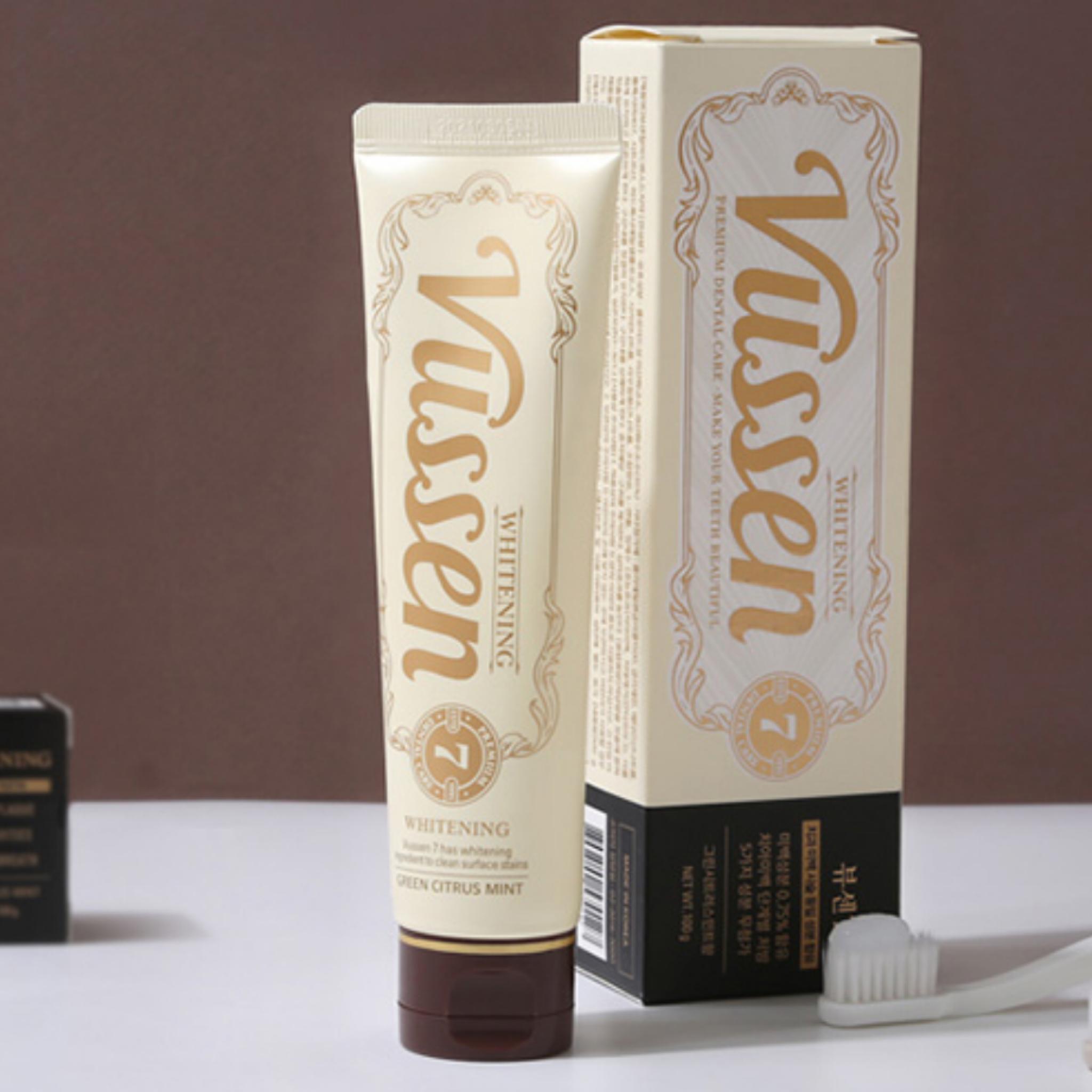 

Зубная паста Osstem Implant Korea VUSSEN 28 Extra WHITENING Цветочная мята 80г Vussen 7 - 80g