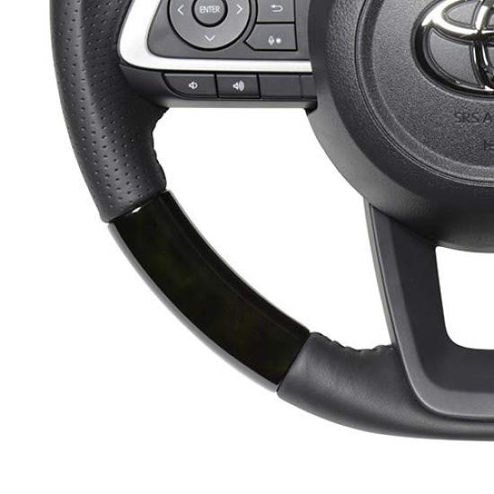 REAL Steering Wheel Roomy 900 Justy 900 Blackwood [Rise (200 series) / (late series) / (late series)] TYD-BKW-BK