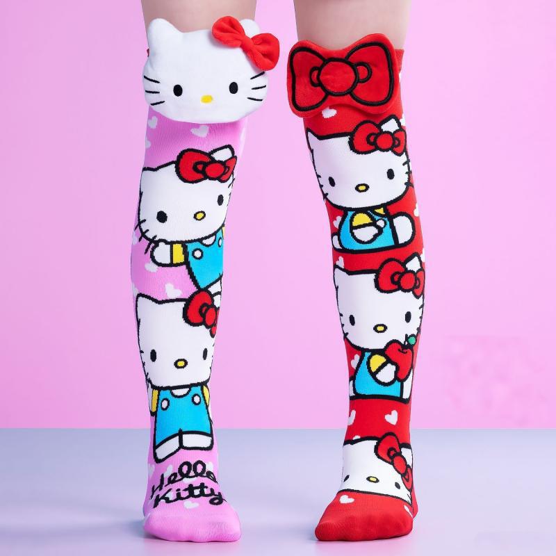 3D Cute Kids' Mid-Calf Socks - Mickey, Minnie & Rabbit Designs