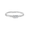 Three-Coil Pure Silver Plated Bracelet: Three Rings, Three Lives, Three Worlds Fashion Jewelry