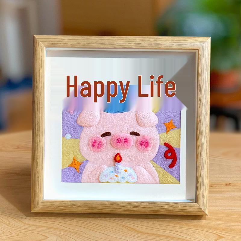 Yün Keçe DIY Kiti: Yaratıcı Hediyeler İçin El Yapımı Süsler ve Kolyeler