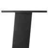 Vidaxl Nogi Do Stolika Kawowego, 4 Szt., Antracyt, 30 Cm, Stal