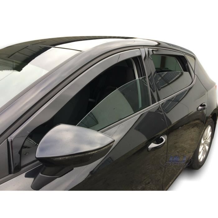 J&amp;J AUTOMOTIVE | Heko Deflecteurs d'air Déflecteurs de Vent Pour Seat Leon 3 5P. Berlina 2012-2020