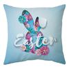 Happy Easter Decoration For Home  Rabbit Eggs Pillowcase Bunny   Supplies Party Favor Gifts 45*45cm