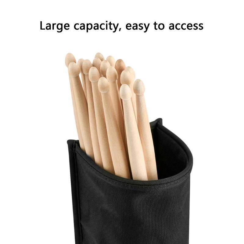 Nylon Drum Stick Holder Drumstick Organizer Waterproof Protective Carrying Storage Bag Nylon Drumstick Container Bag