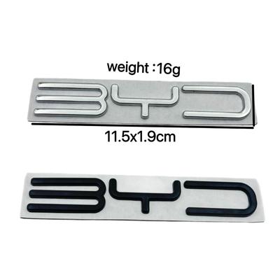 BYD Metal 3D Car Sticker for Tang, Song, Yuan, and Qin Models: Tail and Side Decoration.