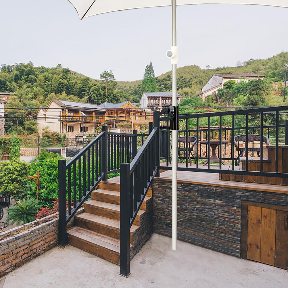 Steel Parasol Holder Balcony Umbrella Stand Umbrella Holder for  Balcony Pole