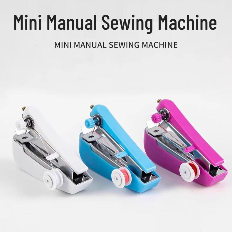 Compact Handheld Sewing Machine: Portable and Easy-to-Use for Quick Fixes and On-the-Go Tailoring.