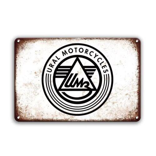 

Ural Motorcycles Logo Metal Tin Sign Retro Wall Art Decor Garage Workshop 20x30cm（7.8x11.8inch）