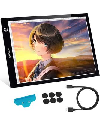 Takumi-sai Rýsovací stůl A4, Doporučeno Kinou Waharu, LED vysoce jasný světelný box, Plynule stmívatelný světelný stůl, Nízká teplota barev