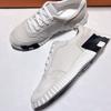 2025New Mirrored H Casual Sneakers, Lightweight, European-style Genuine Leather, Fashionable, Unisex Mesh Casual Shoes
