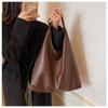 Shoulder Tote Bag 2025 New Retro College Style Large Capacity Bags