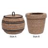 Woven Planter Basket Decorative Storage Basket for Porch Farmhouse Office