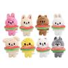Porte-clés Peluche Kpop Stray Kids SKZOO, Mignonne Poupée Peluche Animale Cartoon avec Bouée Pastèque, Pendentif Charme Sac Doux Cadeau Merch Fan Stay