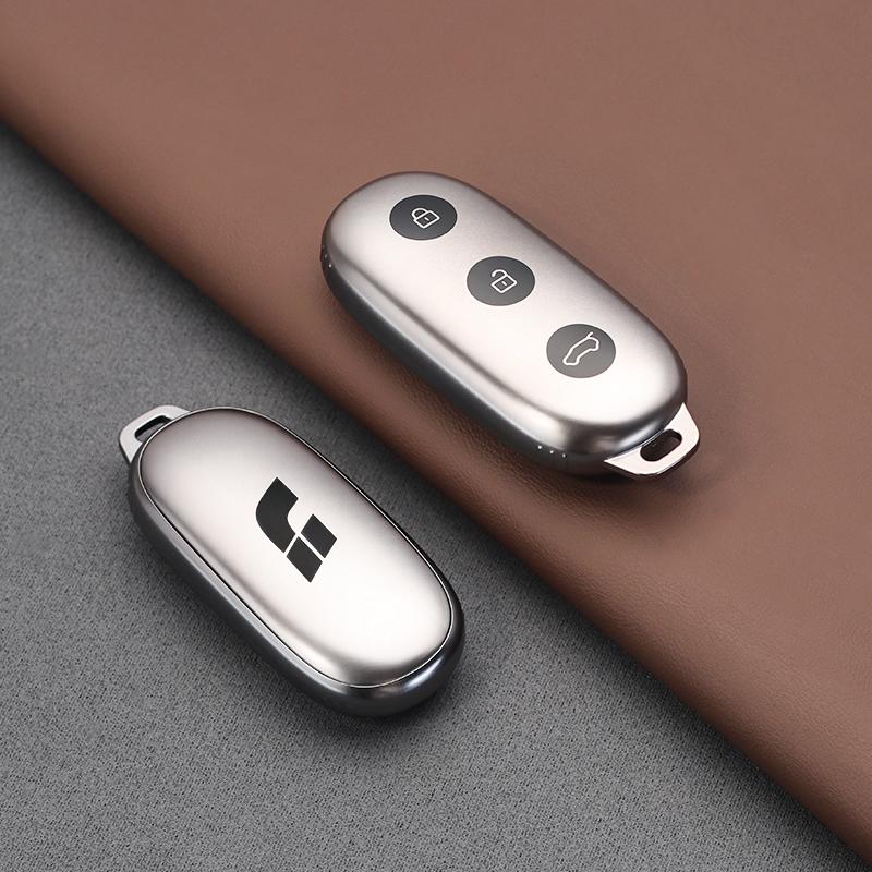 For Li LiXiang L6 L7 L8 L9 One Mega Car Key Cover Car Keychain Shell Fob Key Protector Case Bag Buckle Holder Car Accessories