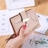 Yogodlns Women Short Standard Leather Wallet Hollow Out Leaves Decor Female Day Clutch Card Holder Money Purse Bags