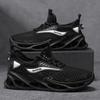 Men's Summer Breathable Aqua Shoes Mesh Running Shoes Lightweight Soft Bottom Water Sport Casual Trendy Footwear Lace-Up