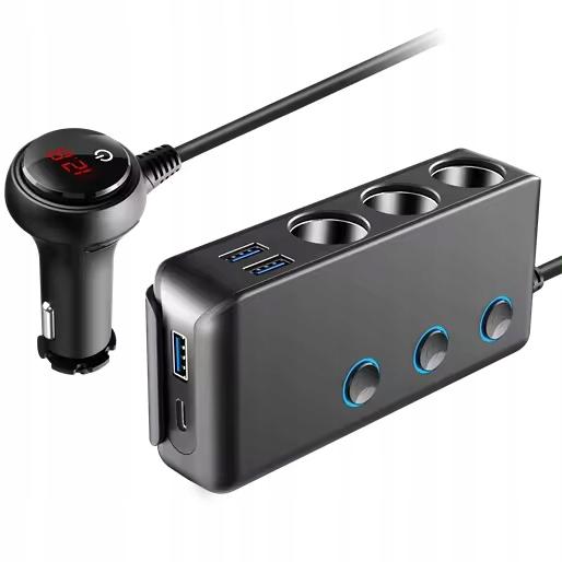 12V Cigarette Lighter Socket Splitter No.:9981