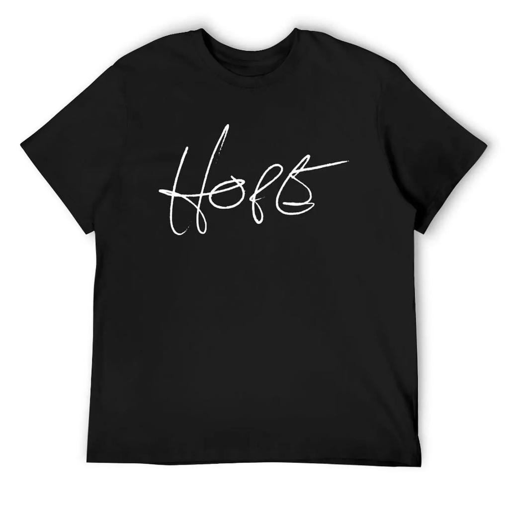 Hope - Jared Padalecki Handwriting - White Font T-Shirt Clothes Gifts for Boyfriend Tees Croswit Shirt Man Compression Shirt Men