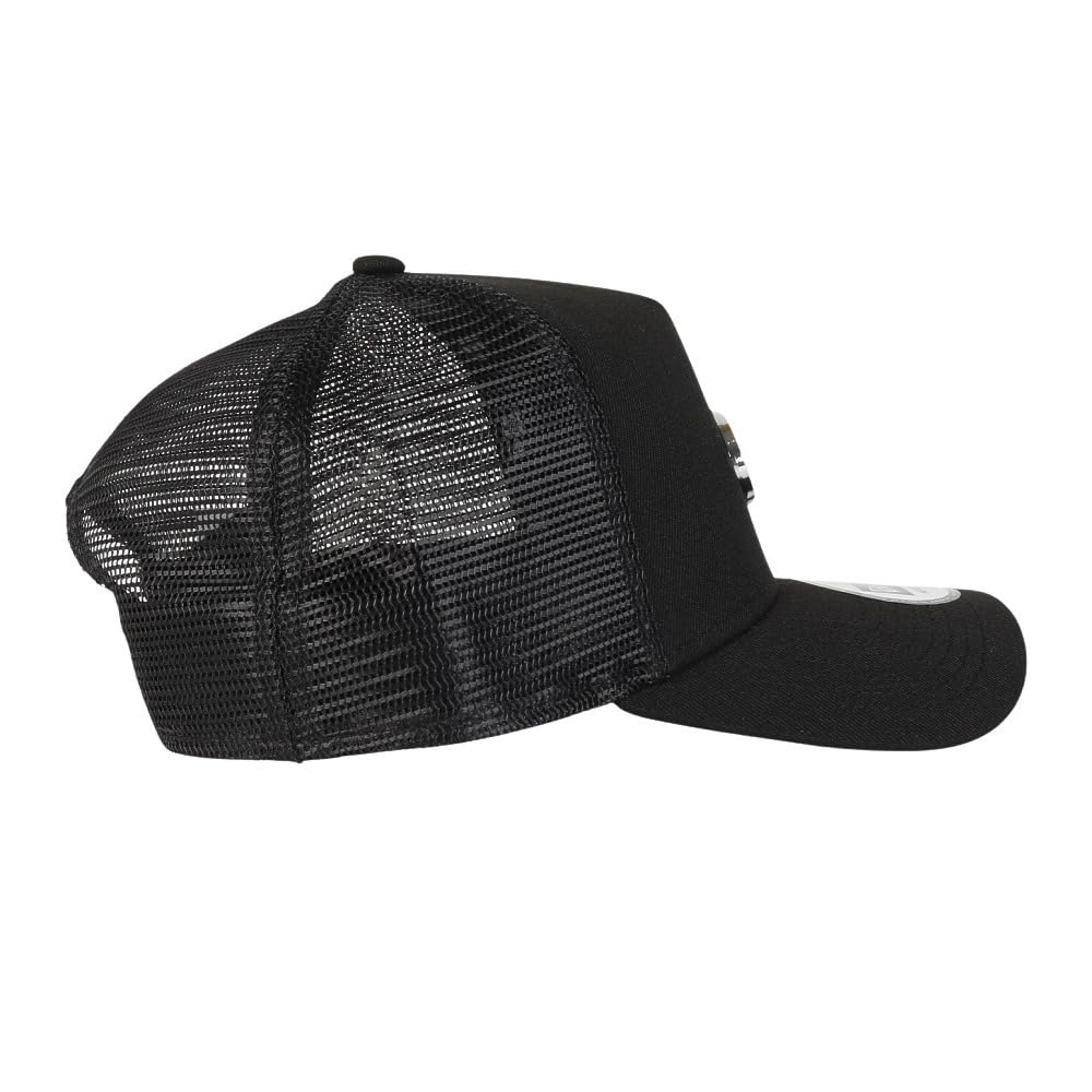 [New Era] Mesh Cap 9FORTYA-Frame Cotton Metal Plate BlackSilver FREE 940AFTR METAL PLATE BLK SIL 251 14388621 NER36C3777
