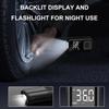 Digital Display Screen Tire Inflator for Car Bike Motorcycle Car Air Compressor Air Pumps with Flashlight Tire Inflator