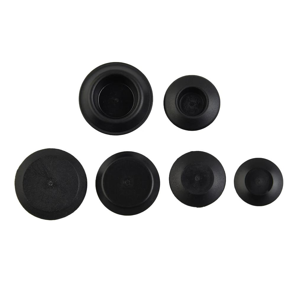 60 Pezzi Tappi Foro Neri in Plastica per Montaggio a Filo per Auto Assortimento per Lamiera Carrozzeria Auto 1/2" 3/4" 3/8" 7/8" Modanature Esterne