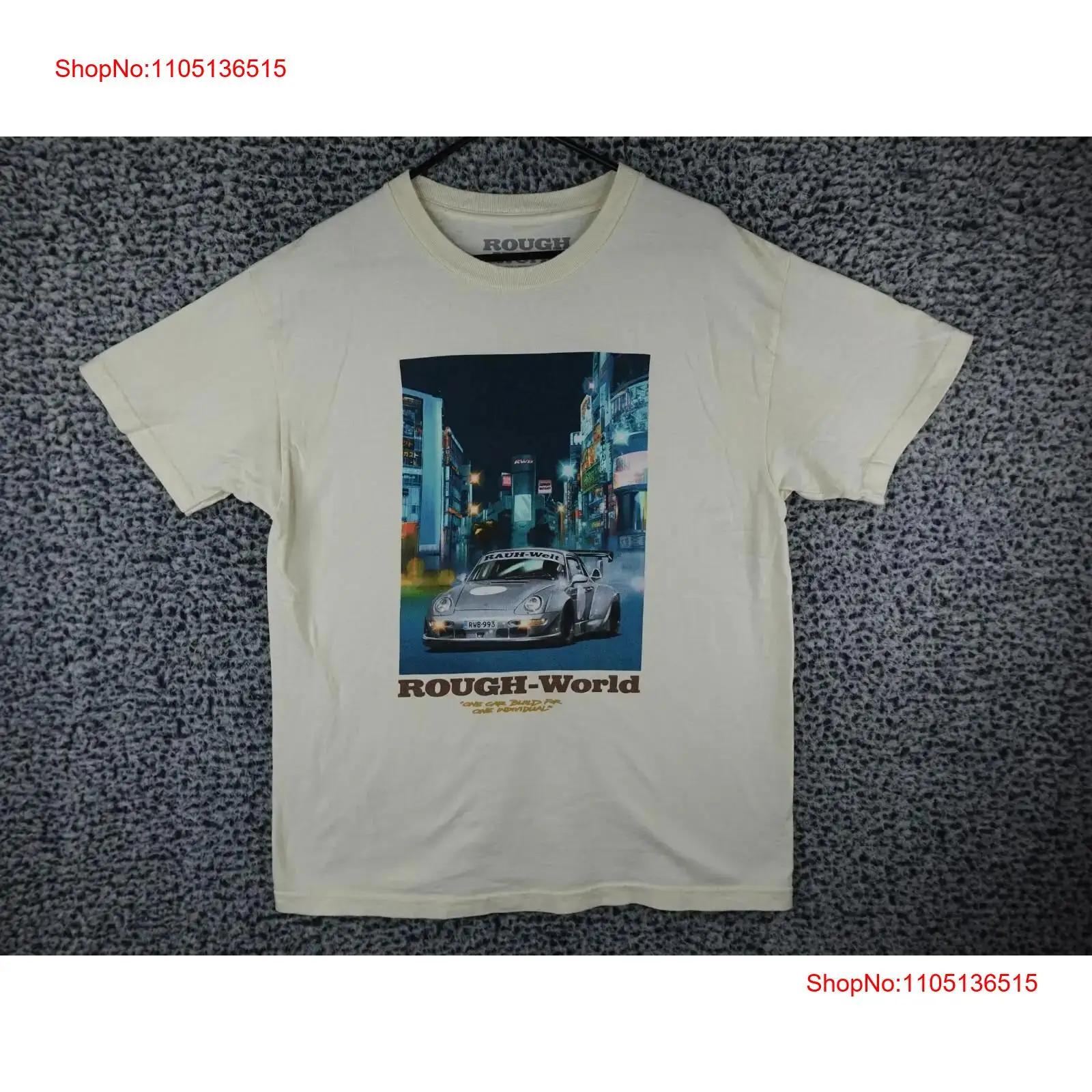 

Rough World Japan T Shirt Y2K Car Racing RWB One Individual Size L vintage Washed Versatile Stretched Unisex homme Stylish 5XL різнокольоровий