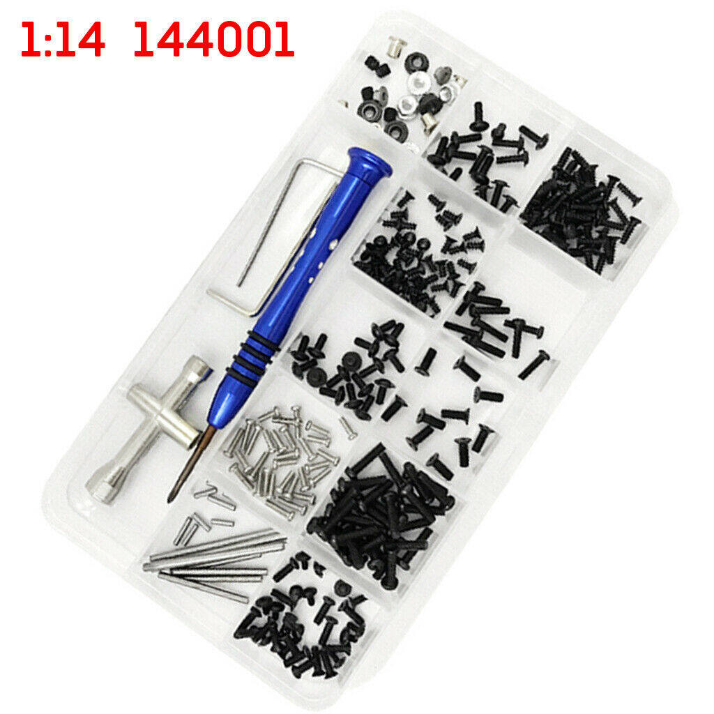 

Інструмент для ремонту автомобілів із радіоуправлінням Великобританії та набір інструментів для гвинтів, гаек, підходить для Wltoys 1:14 144001 Screws