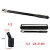5-210N.m Torque Wrench 1/2'' 3/8'' 1/4'' Two-Way Precise Ratchet Wrench Repair Spanner Key Car Repair Square Drive Hand Tools