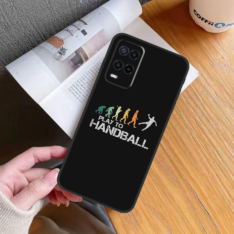 Handball Handballer Case For Oppo A6 A5 Pro A57 A17 A78 A54 A74 A94 A76 A16 A96 A18 A40 A60 A80 A38 A58 A98 A15