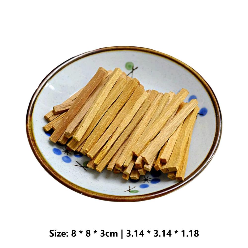 

Palo Santo Natural Incense Sticks Wooden Smudging Strips Aroma Diffuser Stains Stick Aromatherapy Burn Wooden Sticks No Smell Golden 25 g