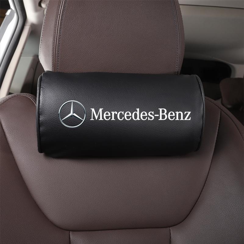 GLC GLB 1Pcs Car Seat Head Support Cars Headrest Neck Pillow For Mercedes Benz AMG W204 W205 W203 W211 W212 W213 W201 W210 W124