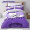 Pokemon Mewtwo 3Pcs Duvet Cover Set Cartoon Legendary Monster Bedroom Home Decor