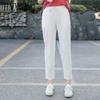 HNXC 9 Color Pure Cotton Nine Point Trousers Spring Summer Slim Straight Loose Casual Pants Women Solid Color Harem Pants