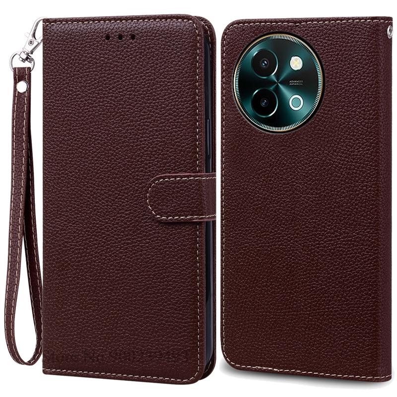 For Vivo Y38 5G Case Silicone Wallet Leather Flip Case For Vivo Y38 5G Case Soft Wallet Book Cover Housing Coque Fundas