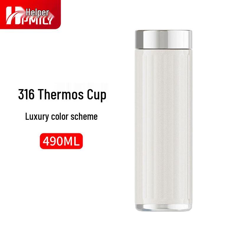 HPMILY 316 Stainless Steel Tea Infuser Thermos Bottle, 490ML