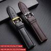 Calfskin Leather Watchband Soft Watch Band Wrist Strap 12 13 14 15 16mm 17mm 18mm 19mm 20mm 21mm 22mm 23mm 24mm with Pin Buckle