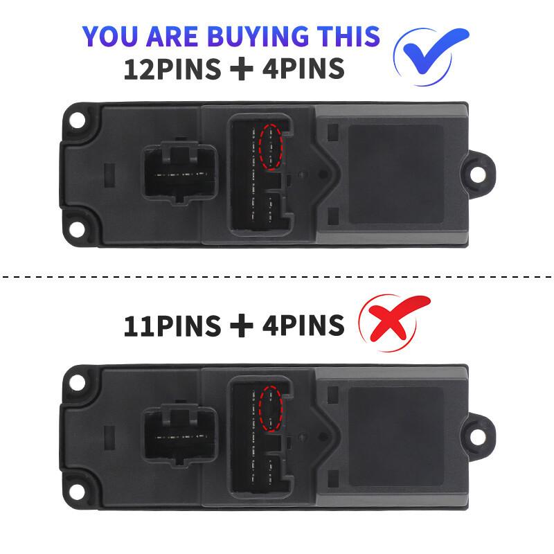 2 Door Power Master Window Switch For Mazda BT50 UN 2006-11 Ford Ranger 11-