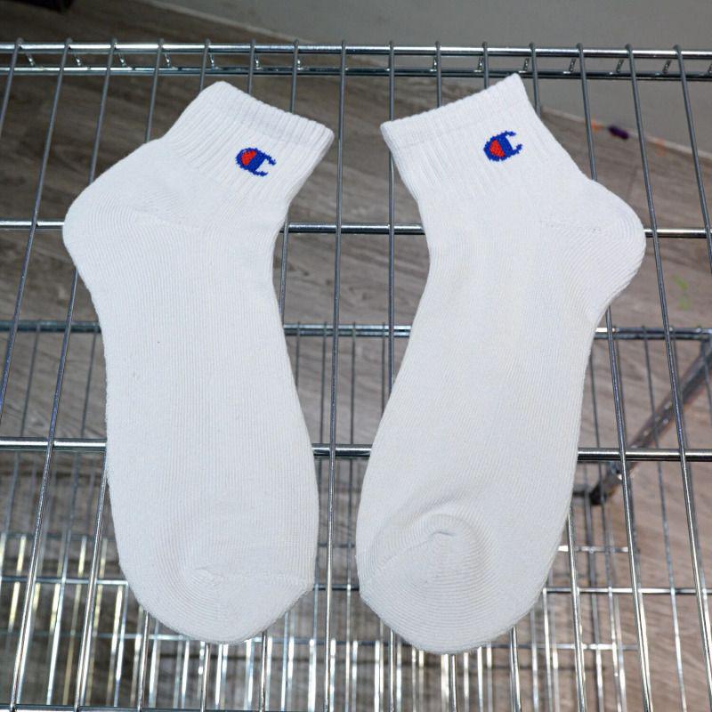 Șosete de baschet unisex lungime medie, stil campion - 3 perechi, bumbac prosop, tendință toamnă/iarnă